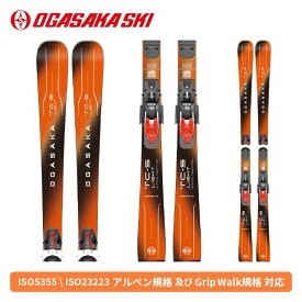 オガサカ OGASAKA TC-S.LIGHT + TYROLIA RX12 GW + RACE PLATE WCR TEAM (金具付) [スキー板] [25-26] [2026] [旧モデルスキー]