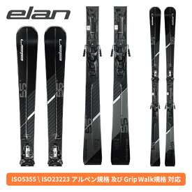 エラン ELAN プライムタイム ブラックエディション PRIMETIME 55+プラス BLACK EDITION + EMX 12.0 GW FUSION X (金具付) ABBLUT25 [スキー板] [25-26] [2026] [旧モデルスキー]