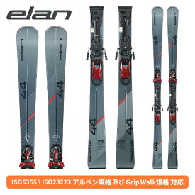 エラン ELAN プライムタイム44 PRIMETIME 44 + EMX 12.0 GW FUSION X (金具付) ABCLUW25 [スキー板] [25-26] [2026] [旧モデルスキー]