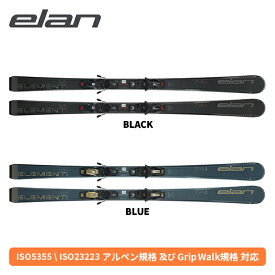エラン ELAN エレメント74 ELEMENT 74 + EL 9.0 GW SHIFT (金具付) (BLACK / BLUE) ABJLZK25 [スキー板] [25-26] [2026] [旧モデルスキー]