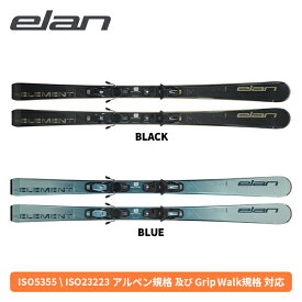 エラン ELAN エレメント74W ELEMENT 74 W + EL 9.0 GW SHIFT (金具付) (BLACK / BLUE) レディース JCKLZR25 [スキー板] [25-26] [2026] [旧モデルスキー]