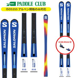 サロモン SALOMON S/RACE PRIME SL + ICON RS 16 (金具付) レーシング 基礎 デモ [L47594100] [スキー板] [25-26] [2026] [旧モデルスキー]