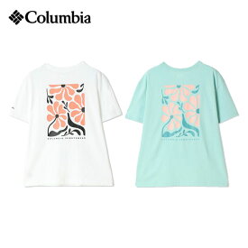 【在庫処分セール】コロンビア Tシャツ レディース Columbia Rolling Bend Graphic Oversized Tee AR9588[25SS] [sale_item]