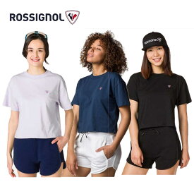 【在庫処分セール】ロシニョール ROSSIGNOL W ROSSI TEE CROP レディース RLLWY07 [sale_item]