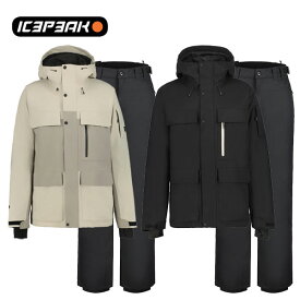 アイスピーク icepeak メンズ スキーウェア 上下セット CALE MEN + COLMAN MEN ジャケット パンツ 25-26FW 56221/57040