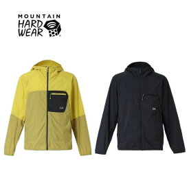 マウンテンハードウェア MOUNTAIN HARDWEAR Wind Veil Hooded Jacket OM1627 ウィンドシェル ジャケット メンズ 2026春夏