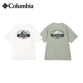 コロンビア Columbia サンライズストレイトオムニフリーズゼログラフィックショートスリーブTシャツ Sunrise Strait OFZ Graphic Tee XE9956