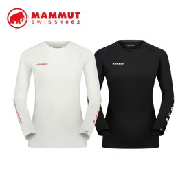 マムート MAMMUT レディース ロゴ プリント ロングスリーブ Tシャツ アジアンフィット QD Logo Print Longsleeve T-shirts AF Women 1016-01040 [mm26_07]