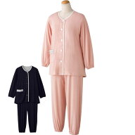 介護用 パジャマ 大きめボタン のびのび ストレッチ パジャマ 3L 4L 大きいサイズ 大きめ 春夏秋冬 手口 …