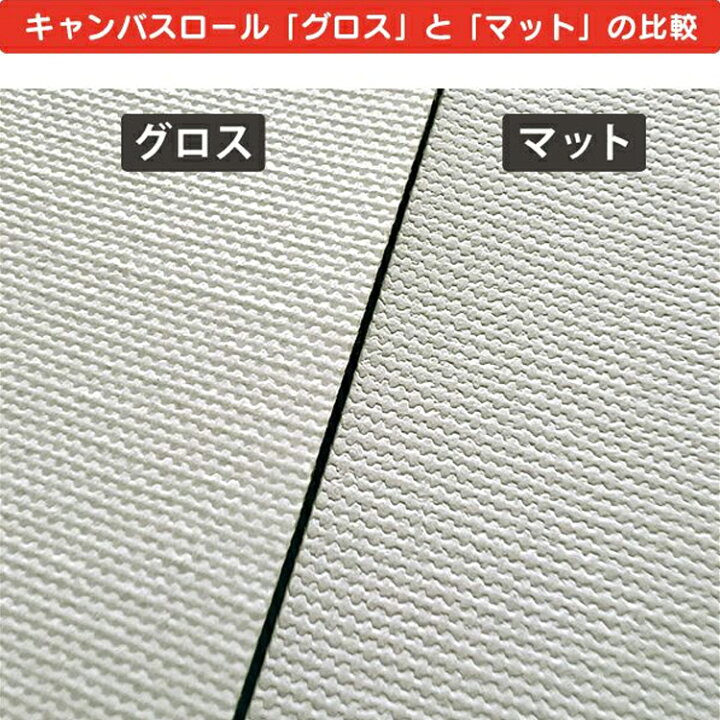 楽天市場】キャンバスロール グロス マット細目 マット中目 450 