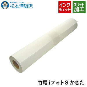 竹尾 iフォトS かきた 185g/300g 片面 ロール紙, 高級感 版画紙 版画用紙 発色 印刷紙 印刷用紙 水性染料 顔料専用 インクジェット用 画材用紙 写真印刷 アート作品 絵画の複製 用紙