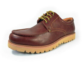 CAP STONE Uチップ 厚底・防水 ビジネスカジュアルシューズ 茶色（ブラウン）ワイズ3E（EEE）28cm（28.0cm）、29cm（29.0cm）、30cm（30.0cm）【大きいサイズ（ビッグサイズ）メンズ紳士靴】