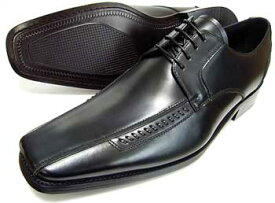 ANTONIO DUCATI 革底 ロングノーズ スワールモカ ビジネスシューズ 黒 3E（EEE）/メンズ・革靴・紳士靴