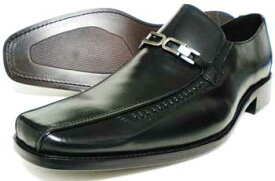 ANTONIO DUCATI 革底 ロングノーズ ビットローファー ビジネスシューズ 黒 3E（EEE）27.5cm、28cm（28.0cm）、29cm（29.0cm）、30cm（30.0cm）/大きいサイズ・メンズ・革靴・紳士靴