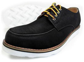 Tumeric Uチップ カジュアルシューズ 黒（ブラック）ワイズ3E(EEE) 28cm（28.0cm）、29cm（29.0cm）、30cm（30.0cm）【大きいサイズ（ビッグサイズ/キングサイズ）メンズ紳士靴】