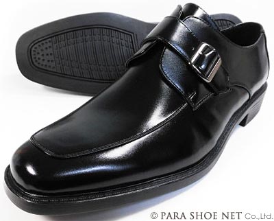 Classic Urbanmode モンクストラップ ビジネスシューズ 黒 ワイズ4E（EEEE） 28cm（28.0cm）【大きいサイズ（ビッグサイズ）メンズ紳士靴】 ビジネスシューズ