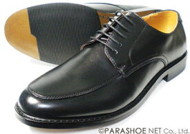 S-MAKE（エスメイク）Uチップ ビジネスシューズ 黒 ワイズ3E（EEE）27.5cm、28cm（28.0cm）、29cm（29.0cm）、30cm（30.0cm）［大きいサイズ（ビッグサイズ）紳士靴］