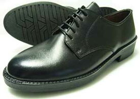 Mr.Cornell 本革 プレーントゥ ビジネスシューズ 黒 22cm（22.0cm）、22.5cm、23cm（23.0cm）、23.5cm、24cm（24.0cm）/小さいサイズ・メンズ・革靴・紳士靴