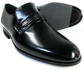 EXCEL 本革 プレーンスリッポン ビジネスシューズ＆冠婚葬祭 黒 ワイズ3E（EEE） 23.5cm、24cm（24.0cm）24.5cm/小さいサイズ（スモールサイズ）メンズ革靴・紳士靴