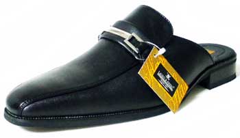 LASSU＆FRISS ビットローファー ビジネススリッパ/ビジネスサンダル 黒（メンズ 革靴 紳士靴 通気性） | 靴のパラダイス