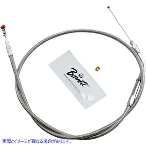 取寄せ ステンレス鋼のスロットルとアイドルケーブル バーネット S/S IDLE 81-89 FL/FX/XL 102-30-40024 DRAG DS223985