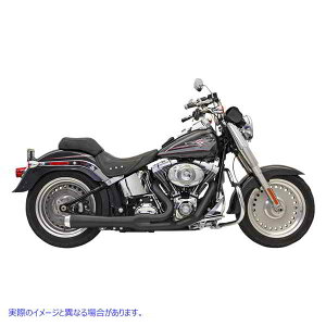  2:1 GL][Xg - ubN - V[g - \teC obT[jGL][Xg 2:1 Exhaust - Black - Short - Softail 12122J DRAG 18001300