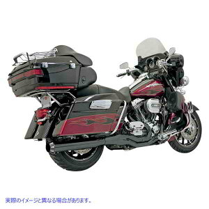 Road Rage 2F1 B4GL][XgVXe obT[j GL][Xg B4 2:1 Exhaust - Black - Straight Can FLH-757B DRAG 18001361
