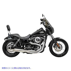 取寄せ BASSANI XHAUST 2-into-1 Road Rage III Exhaust System with Super Bike Muffler - Stainless Steel 1D4SS DRAG 18002622