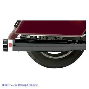��� 4�C���` �N�C�b�N�`�F���W�}�t���[ - �u���b�N - FL 95-16 �o�b�T�[�j�G�L�]�[�X�g 4 Quick Change Mufflers - Black - FL '95-'16 1F740B DRAG 18010543