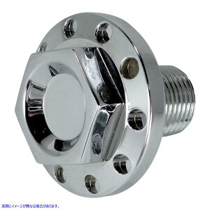 ��� �X�e�A�����O�X�e���{���g - �N���[�����b�L - 99-05 FXD | 88-20 XL �W���[�J�[�}�V�[�� Steering Stem Bolt - Chrome-Plated - '99-'05 FXD | '88-'20 XL 10-011C DRAG 04100174