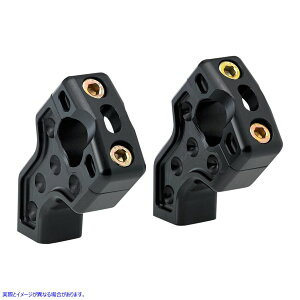 ��� �v���o�b�N�n���h���o�[���C�U�[ - �u���b�N �W���[�J�[�}�V�[�� Pullback Handlebar Risers - Black 03-866B DRAG 06020721