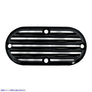 ��� �����J�o�[ - �u���b�N/�V���o�[ - �t�B���t�� �W���[�J�[�}�V�[�� Inspection Cover - Black/Silver - Finned 06-95TC DRAG 11070210