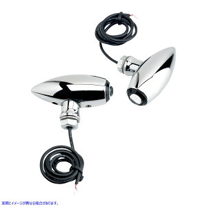  Z^[}EgAXgLED^[M/}[J[Cg W[J[ }V[ Center-Mount Astro LED Lights - Chrome/Amber 05-52AC DRAG 20200442