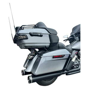  4-1/2C` HP-PlusR XbvI}t[ - ubNAg[T[t - c[O N[[NX 4-1/2 HP-PlusR Slip-On Mufflers - Black with Tracer - Touring 202835 DRAG 18011258