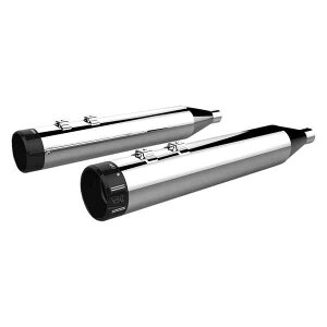  4-1/2C` HP-PlusR XbvI}t[ - N[ANVbN`bvt N[[NX 4-1/2 HP-PlusR Slip-On Mufflers - Chrome with Klassic Tip 202775 DRAG 18011284