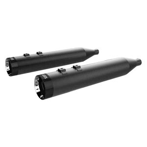  4-1/2C` HP-PlusR XbvI}t[ - ubNA^[r`bvt N[[NX 4-1/2 HP-PlusR Slip-On Mufflers - Black with Turbine Tip 202845 DRAG 18011289