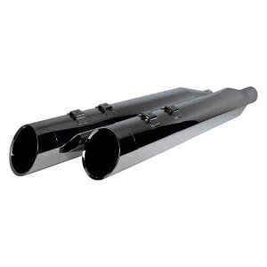  4-1/2C` HP-PlusR XbvI}t[ - N[GbW N[[NX 4-1/2 HP-PlusR Slip-On Mufflers - Chrome Edge 202665 DRAG 18011484