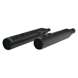  4-1/2C` HP-PlusR XbvI}t[i[X`bvtj - ubN - cCJ N[[NX 4-1/2 HP-PlusR Slip-On Mufflers with Race Tip - Black - Twin Cam 202920 DRAG 18011829