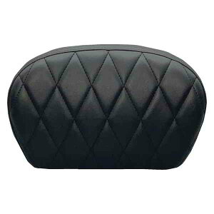  V[V[o[pbh y Sissy Bar Pad - Large - Vinyl - Single Diamond - Dull Black L-SBP01DM-DULL DRAG 08011442