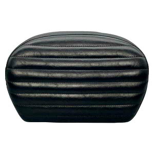  V[V[o[pbh y Sissy Bar Pad - Large - Pleated - Shiny Black L-SBP01PT-SH DRAG 08011450