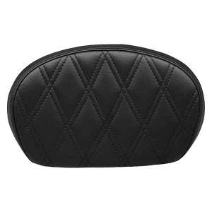  V[V[o[pbh y Sissy Bar Pad - Medium - Double Diamond - Dull Black L-SBP02DD-DULL DRAG 08011511