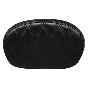  V[V[o[pbh y Sissy Bar Pad - Medium - Double Diamond - Shiny Black L-SBP02DD-SH DRAG 08011512