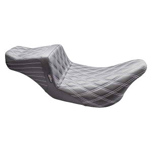  e[EBbvV[g y Tailwhip Seat - Double Diamond w/ Titanium Thread - Black - FL '08-'24 LK-587DD-TTM DRAG 08011538
