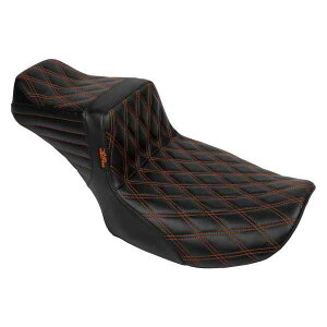  e[EBbv _fBObOXV[g Tailwhip Daddy Long Legs Seat - Burnt Orange Double Diamond Stitch - FLH/FLT '23-'24 LV-587DLDD-OB4 DRAG 08011855