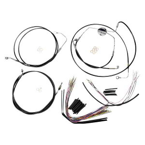 ��� �R���g���[���P�[�u���L�b�g - XR - �u���b�N �}�O�i�� Control Cable Kit - XR - Black 489001 DRAG 06620748