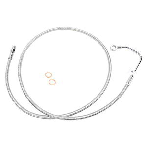  fUCi[V[YDOT ABSŗL̃~bhu[LCLbg }Oi Mid Brake Line - ABS - Polished Stainless 57011 DRAG 17413244