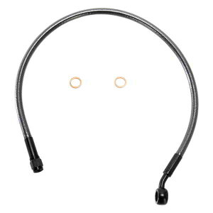 ��� �u���[�L���C�� - 10mm-35° - 21�C���` - �u���b�N�p�[�� �}�O�i�� Brake Line - 10mm-35° - 21 - Black Pearl AS47121 DRAG 17414070