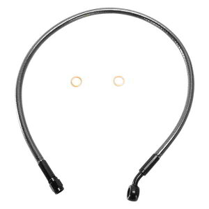 ��� �u���[�L���C�� - 10 mm-35° - 24�C���` - �u���b�N�p�[�� �}�O�i�� Brake Line - 10 mm-35° - 24 - Black Pearl AS47124 DRAG 17414072