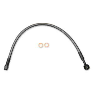 ��� �u���[�L���C�� - 10mm�X�g���[�g - 15�C���` - �u���b�N�p�[�� �}�O�i�� Brake Line - 10mm-Straight - 15 - Black Pearl AS47615 DRAG 17414100