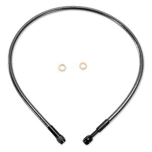 ��� �u���[�L���C�� - 10 mm-�X�g���[�g - 30�C���` - �u���b�N�p�[�� �}�O�i�� Brake Line - 10 mm-Straight - 30 - Black Pearl AS47630 DRAG 17414111